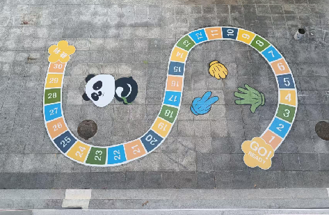 宁化地面游戏彩绘