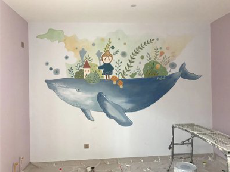 宁化手绘墙的特点及优势。